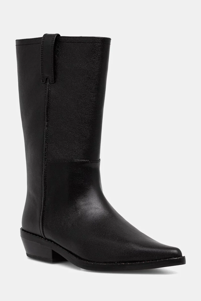 MICHAEL Michael Kors botine pentru femei din piele Farren Flat Boot