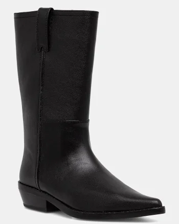 MICHAEL Michael Kors botine pentru femei din piele Farren Flat Boot
