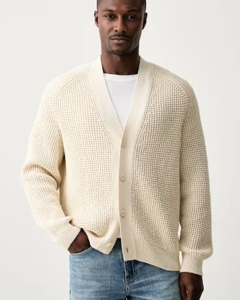BOSS Orange cardigan pentru bărbați din bumbac Andemo