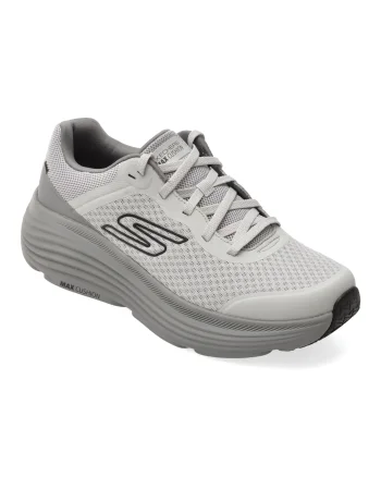Pantofi sport SKECHERS gri, MAX CUSHIONING ENDEAVOUR, din material textil
