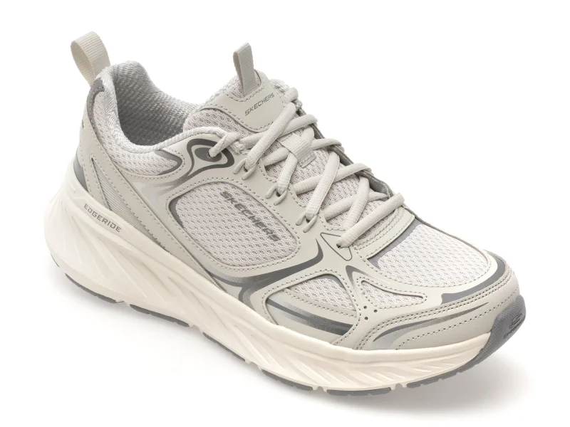 Pantofi sport SKECHERS gri, EDGERIDE, din material textil