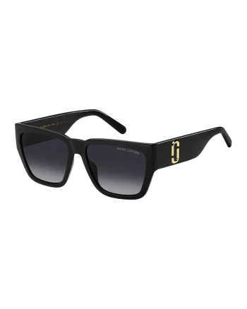 Ochelari de soare patrati cu lentile in degrade, Negru