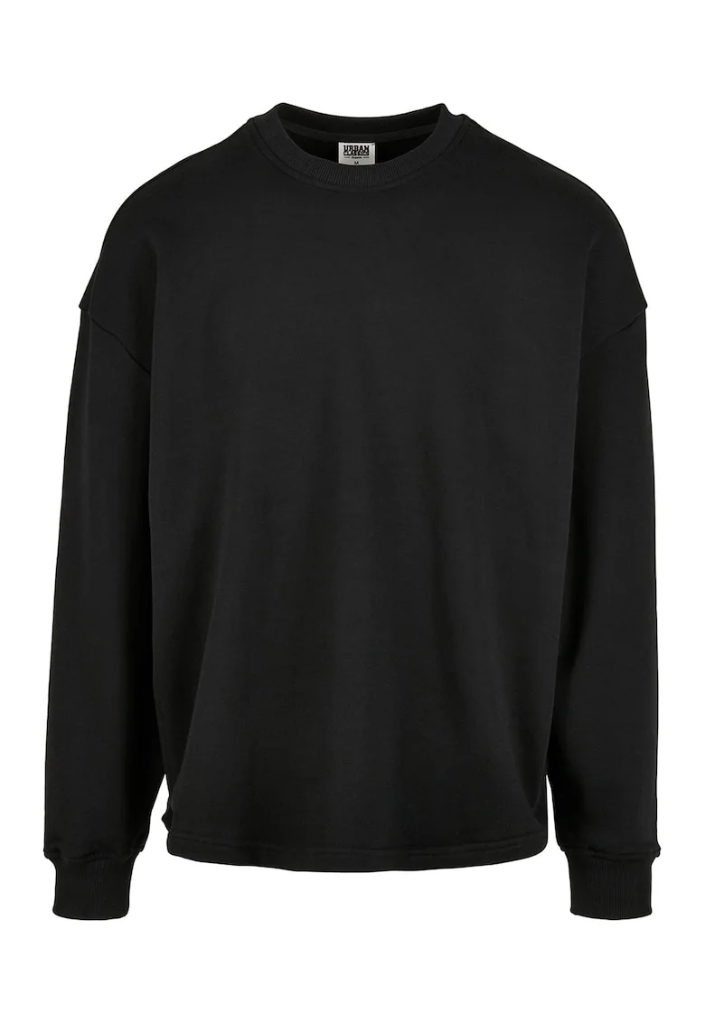 Bluza de trening din bumbac organic, Negru stins
