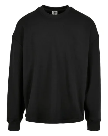 Bluza de trening din bumbac organic, Negru stins