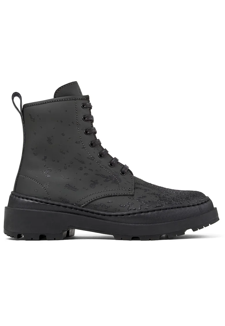Bocanci de piele Brutus Trek 1303, Negru/Gri
