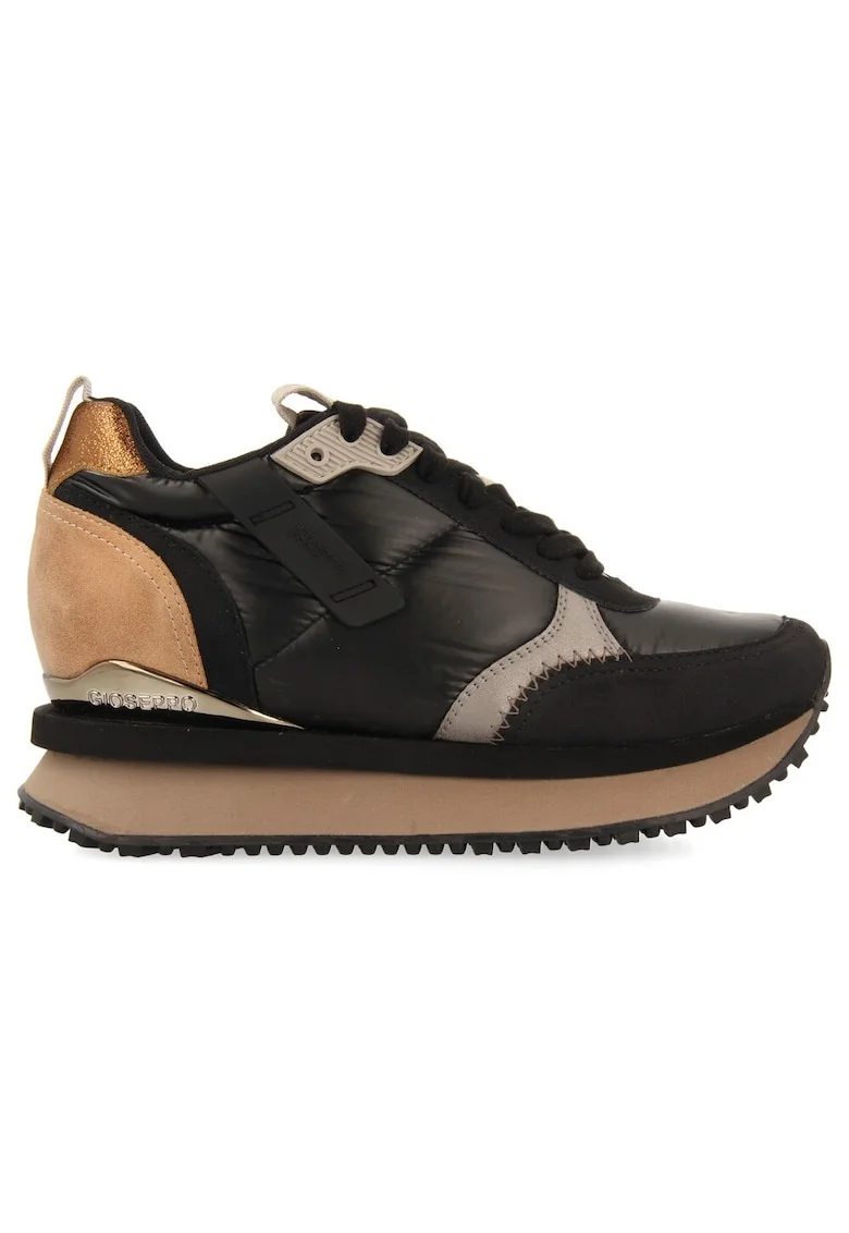 Pantofi sport wedge Anif, Negru