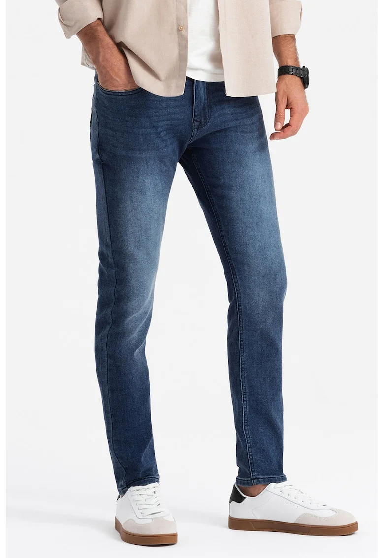 Blugi slim-fit, Albastru inchis