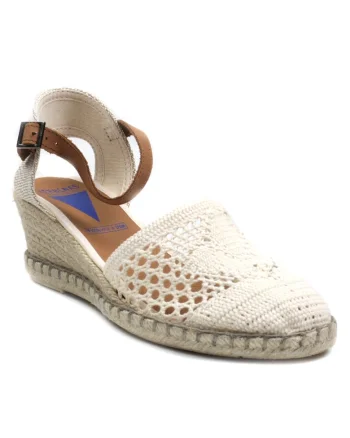 Sandale dama MALENA CROCHET LINO, Bej