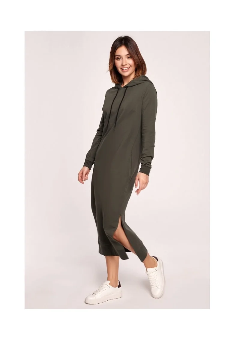 Rochii Bumbac/Elastan Kaki, Verde