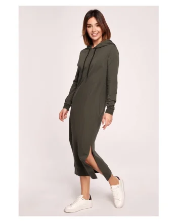 Rochii Bumbac/Elastan Kaki, Verde