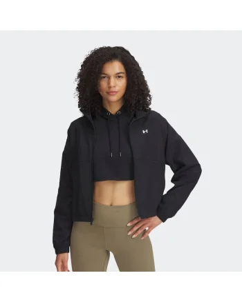Jacheta sport dama  Rival, neagra/alba, poliester, Negru