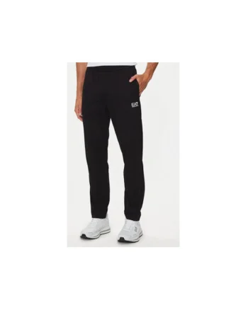 Pantaloni de trening barbati  Emporio Armani, 8NPP65 PJVRZ, Bumbac, Negru, Negru