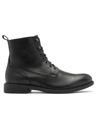 Ghete din piele Matt, Negru