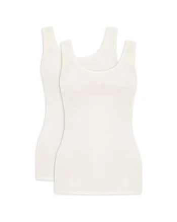Set de topuri uni - 2 piese, Bej deschis