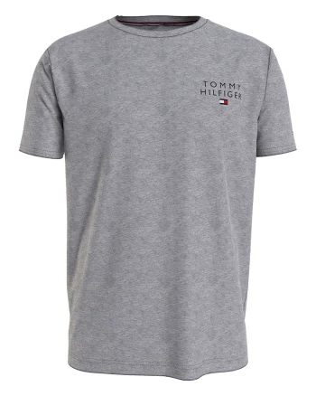 Tricou de casa din bumbac organic, Gri deschis