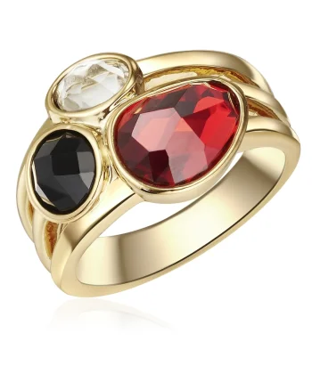 Inel placat cu aur de 14K, Auriu