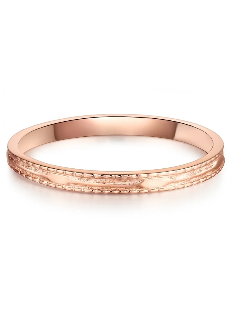 Inel placat cu aur de 14K, Auriu rose