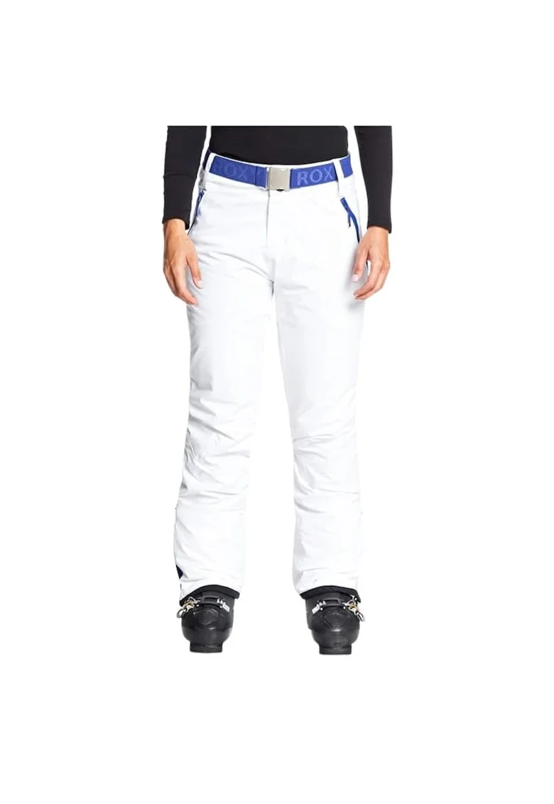 Pantaloni de schi pentru femei,  Poliester, Albqwdfxzg, Alb