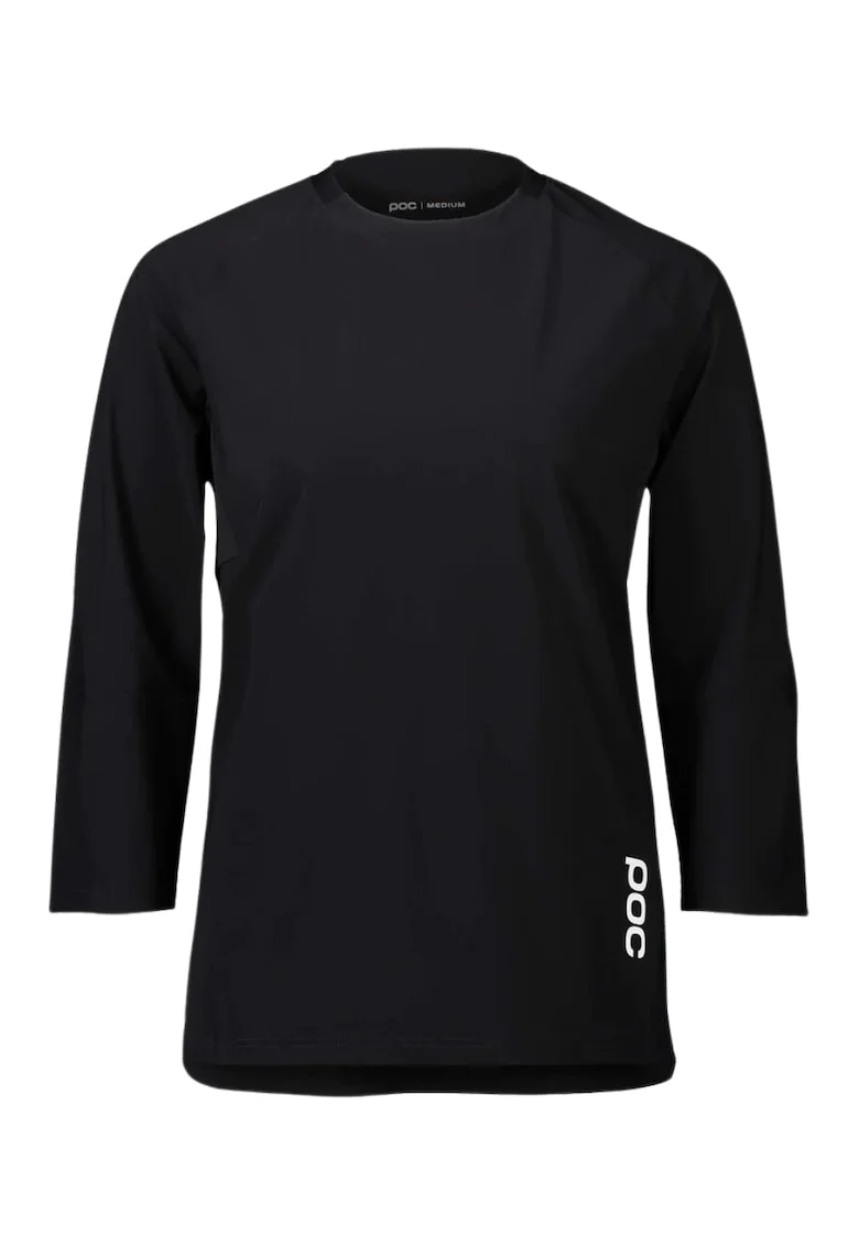 Tricou ciclism  Resistance, maneca 3/4, respirabil, negru,