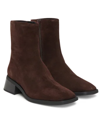 Botine dama 5217-240-31,  Piele naturala, Maro
