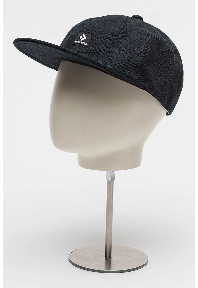 Sapca unisex cu cozoroc plat Gorros Essential, Negru