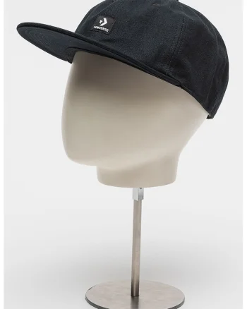 Sapca unisex cu cozoroc plat Gorros Essential, Negru