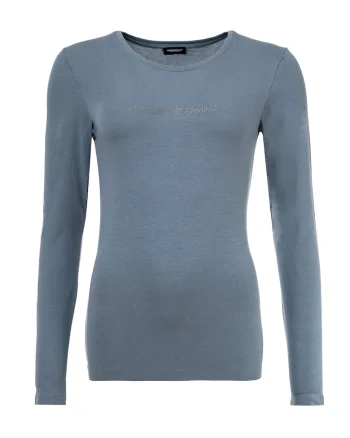 Bluza cu logo, Albastru