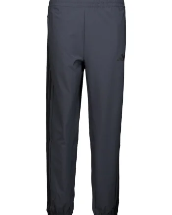 Pantaloni cu buzunare laterale, pentru fitness, Negru stins
