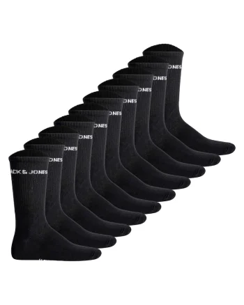 Set de sosete, pentru tenis - 10 perechi, Negru