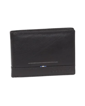 Portofel, Barbati, Piele Naturala, RFID Secure,  MN 111, Negru