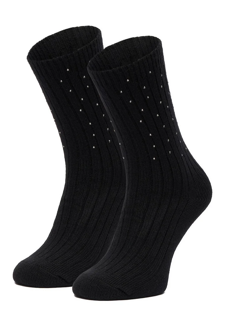Sosete lungi dama,  negru, 35x38