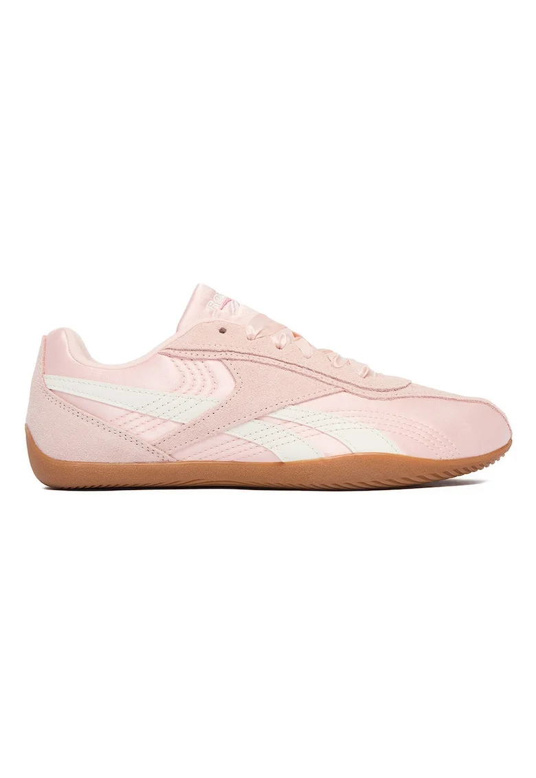 Pantofi sport dama,  textil si piele naturala, roz