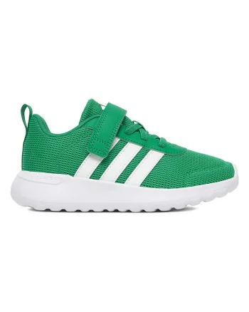 Pantofi sport copii,  velcro, verde, tesatura