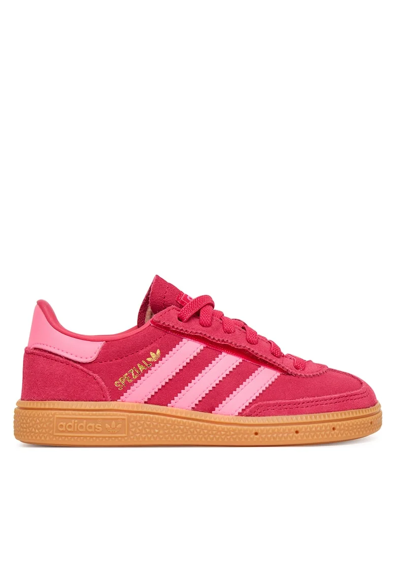 Pantofi sport copii,  Spezial, din piele naturala, roz, sistem inchidere Velcro