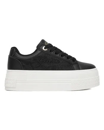 Pantofi sport copii,  sneakers, negru, sintetic