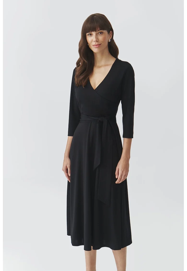 Rochie petrecuta si decolteu in V, Negru