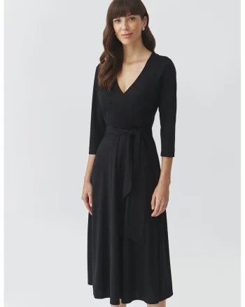 Rochie petrecuta si decolteu in V, Negru