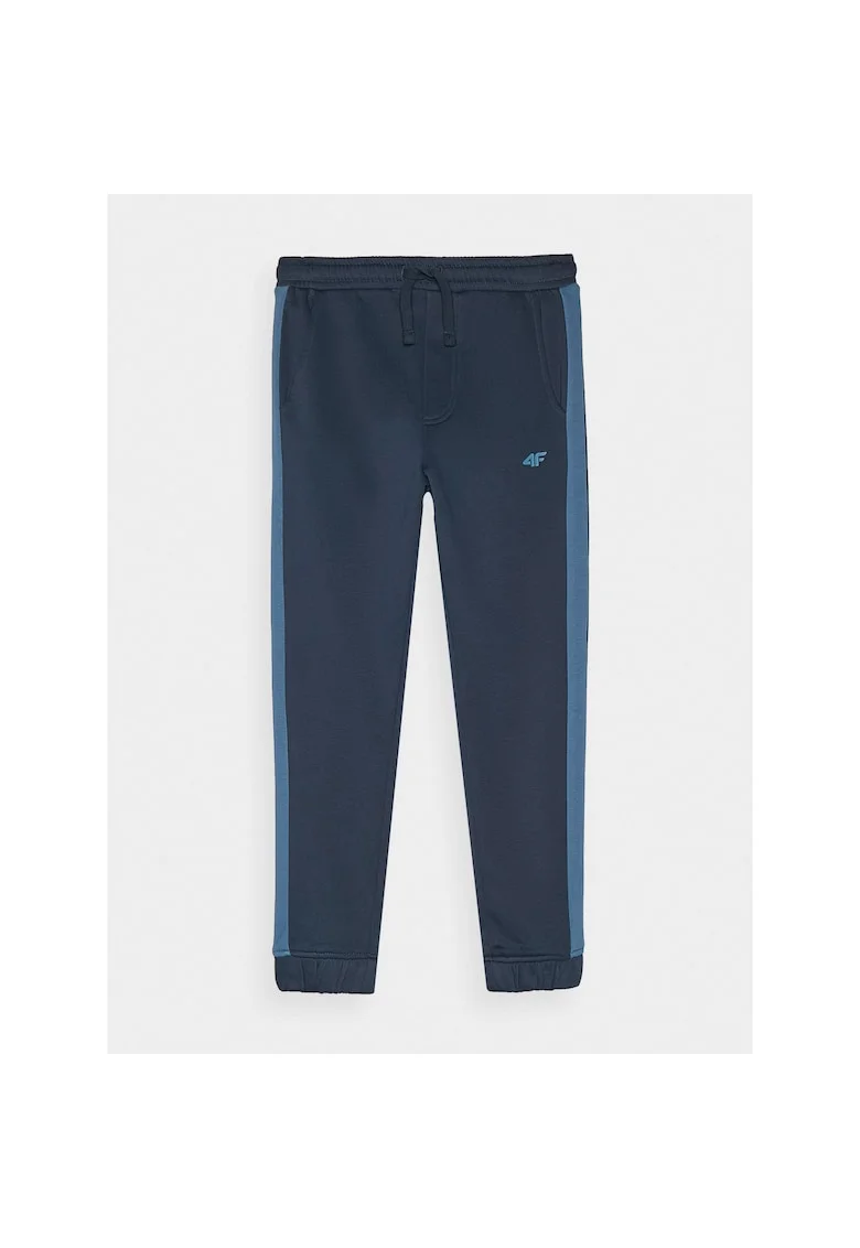 Pantaloni sport  bleumarin, 80% bumbac, interior periat