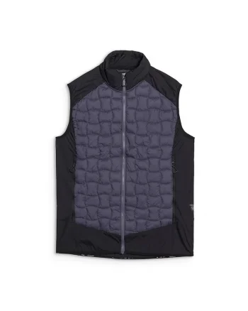 Vesta de trekking barbati  Primaloft, ultrausoara, impermeabila, poliester, negru