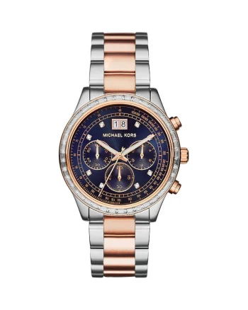 Ceas Dama,  Brinkley 594896929, Argintiu/Aur roz