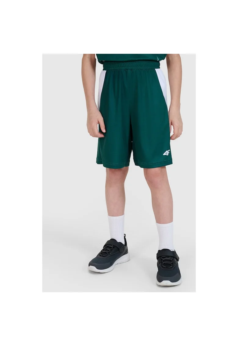 Pantaloni scurti volei  verde, material sintetic, uscare rapida,