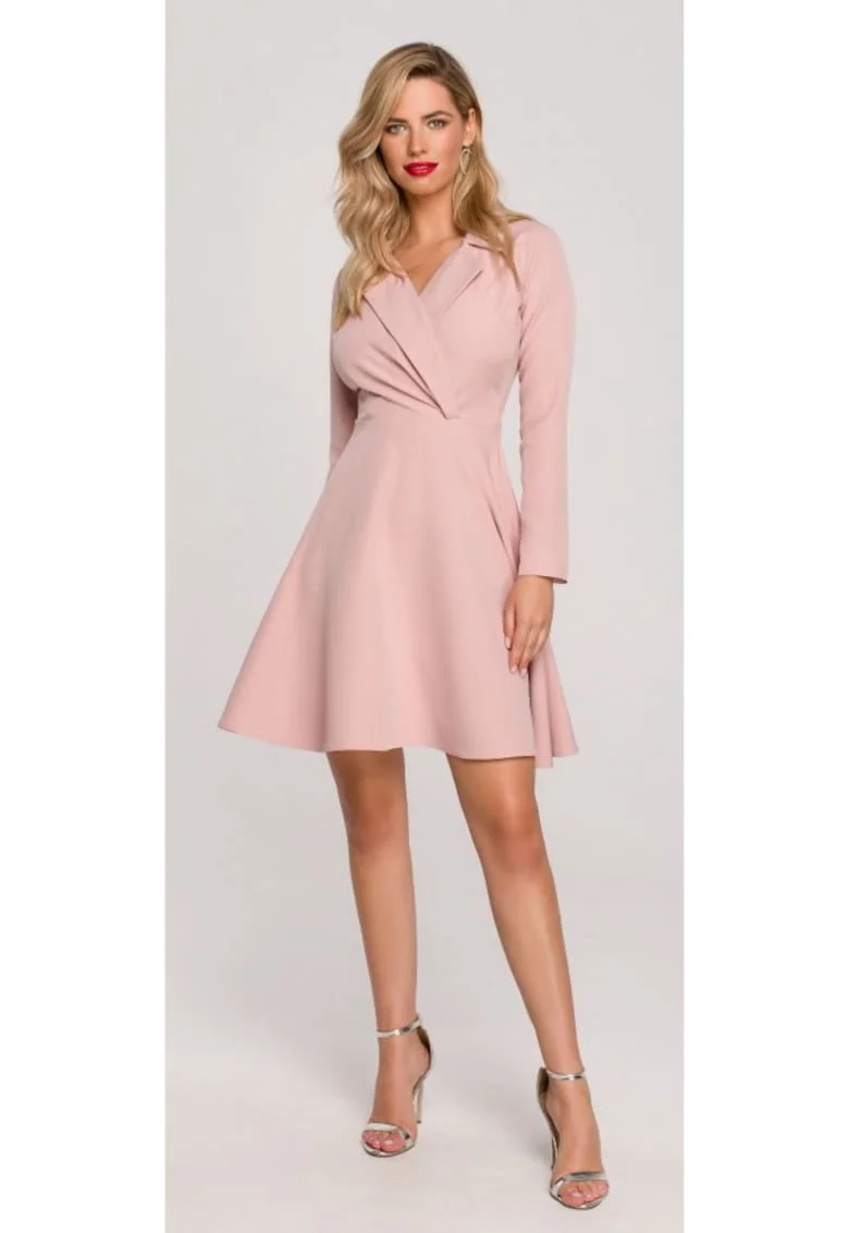 Rochie Dama, Skeater, Poliester/Bumbac, Roz