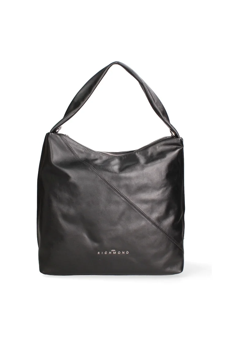 Geanta tote cu logo, Negru