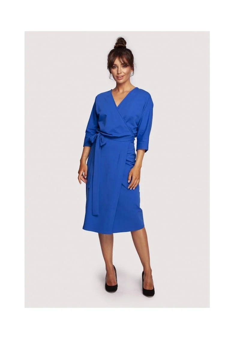Rochie eleganta, Bumbac, Bleumarin