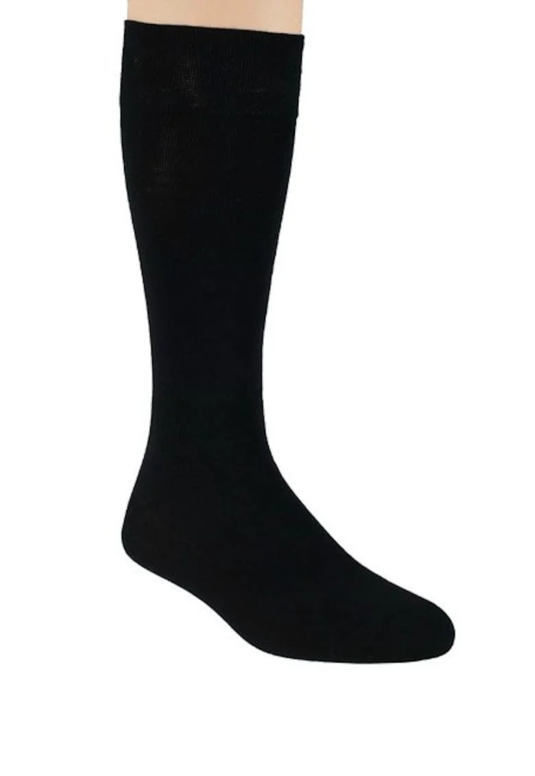 Sosete simple trei sfert  S027, Negru