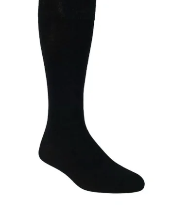 Sosete simple trei sfert  S027, Negru