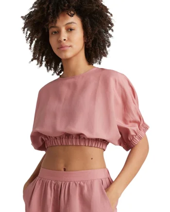 Tricou  Tidda Woven Top
