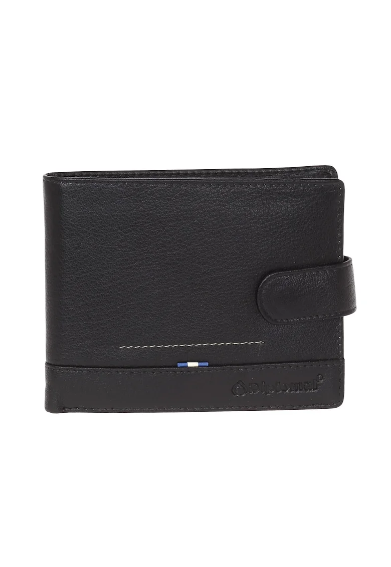 Portofel, Barbati, Piele Naturala, RFID* Secure,  MN 112, Negru