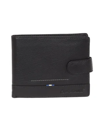 Portofel, Barbati, Piele Naturala, RFID* Secure,  MN 112, Negru