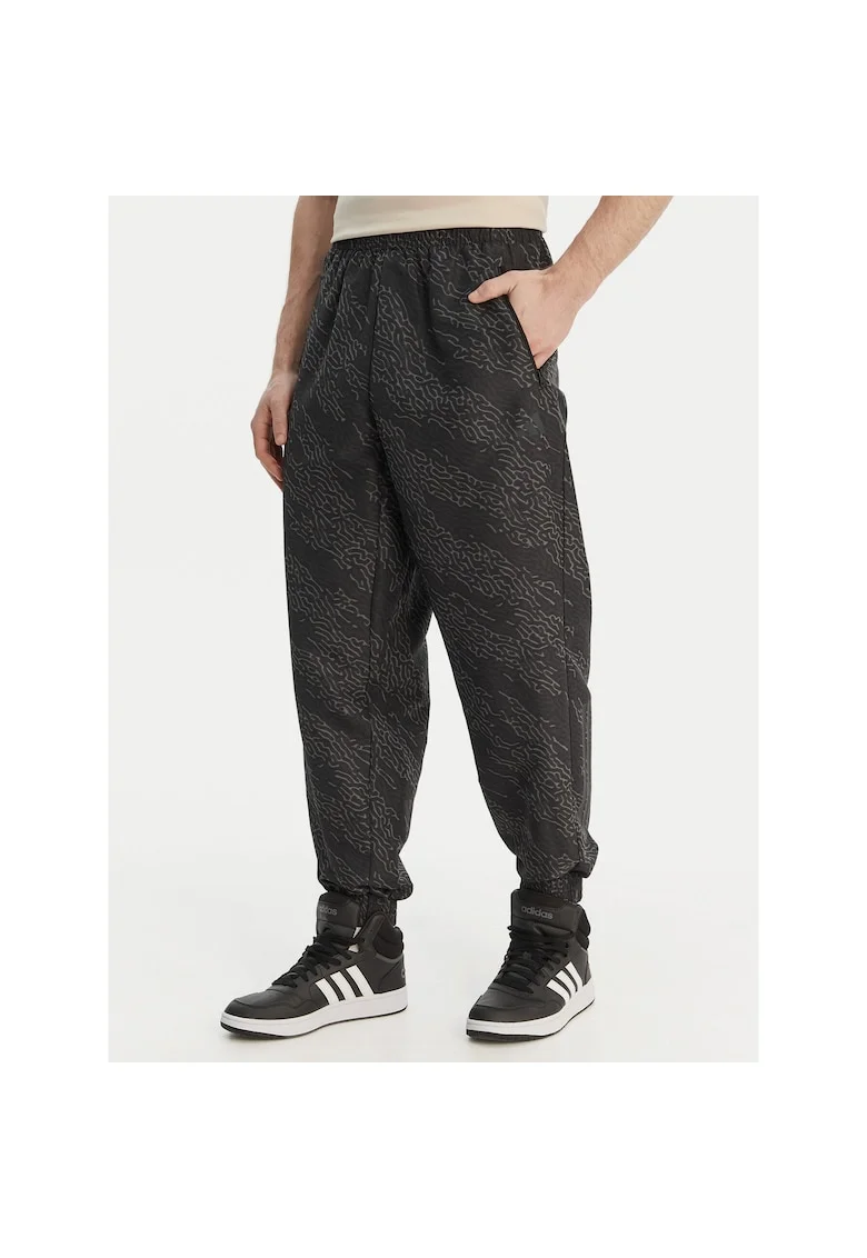 Pantaloni sport barbati,  gri, poliester reciclatdwqf, Gri